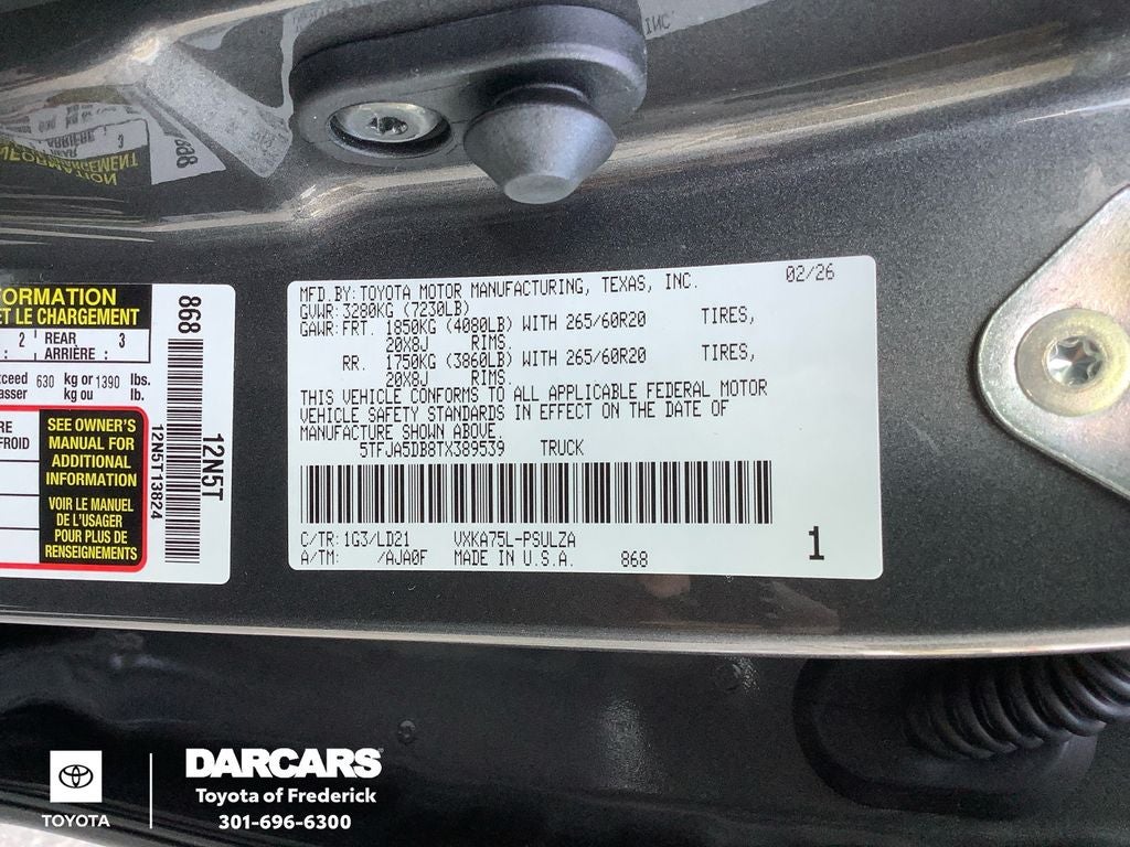 2026 Toyota Tundra Limited