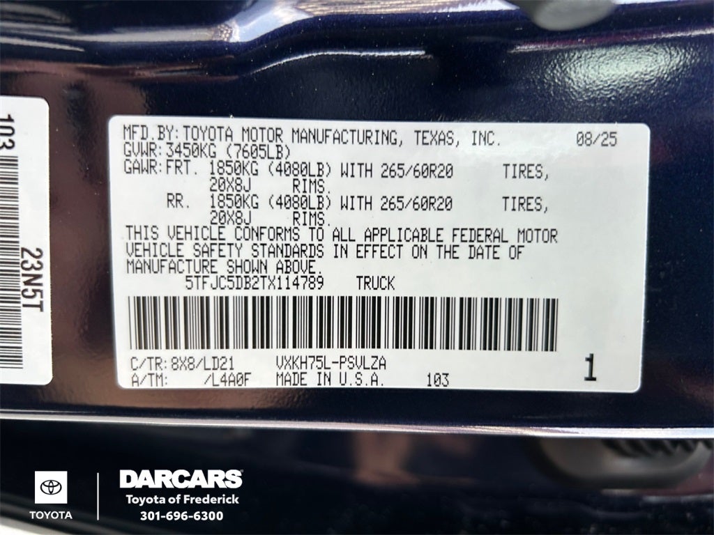 2026 Toyota Tundra Limited