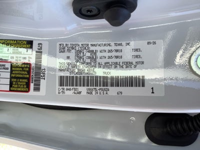 2026 Toyota Tundra SR5