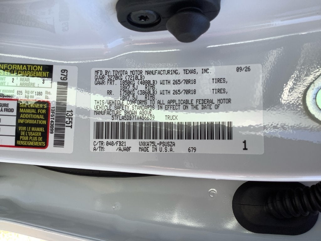 2026 Toyota Tundra SR5