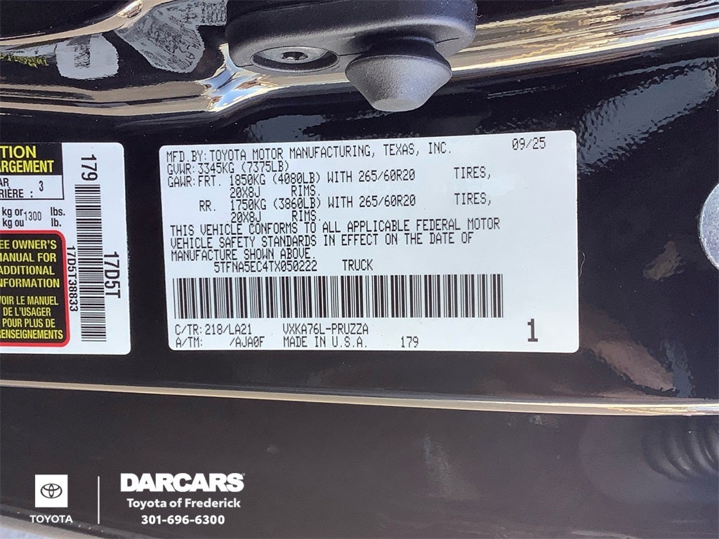 2026 Toyota Tundra Platinum