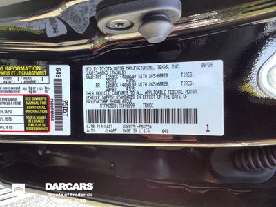 2026 Toyota Tundra Hybrid Platinum