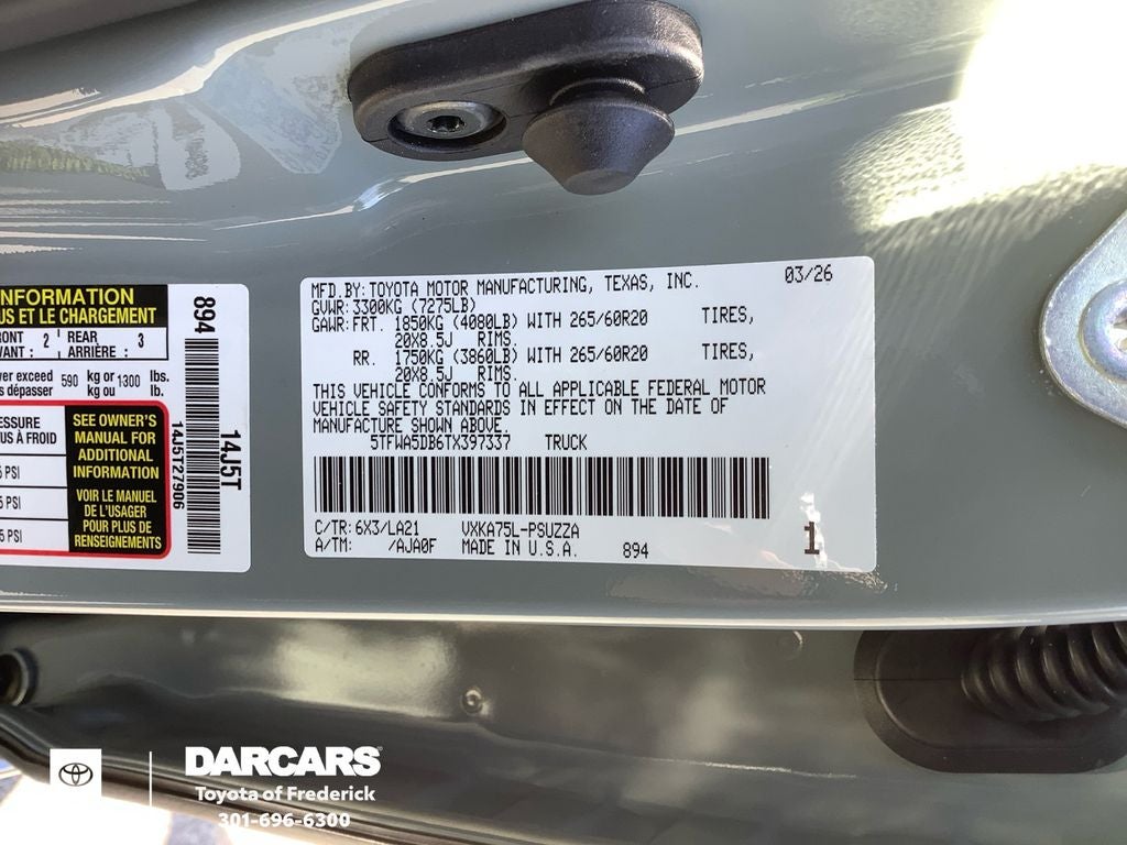 2026 Toyota Tundra Platinum