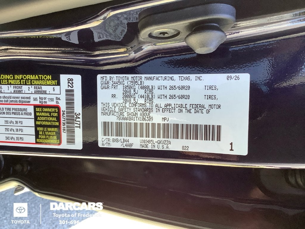 2026 Toyota Sequoia 1794 Edition