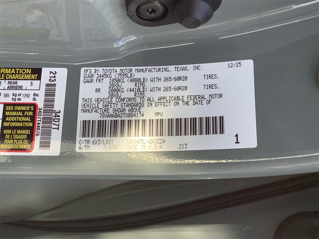 2026 Toyota Sequoia Platinum