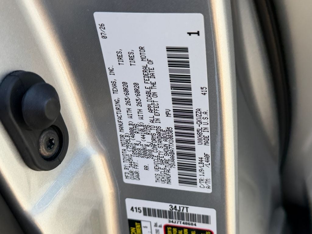 2026 Toyota Sequoia 1794 Edition
