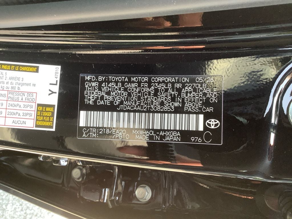 2026 Toyota Prius XLE