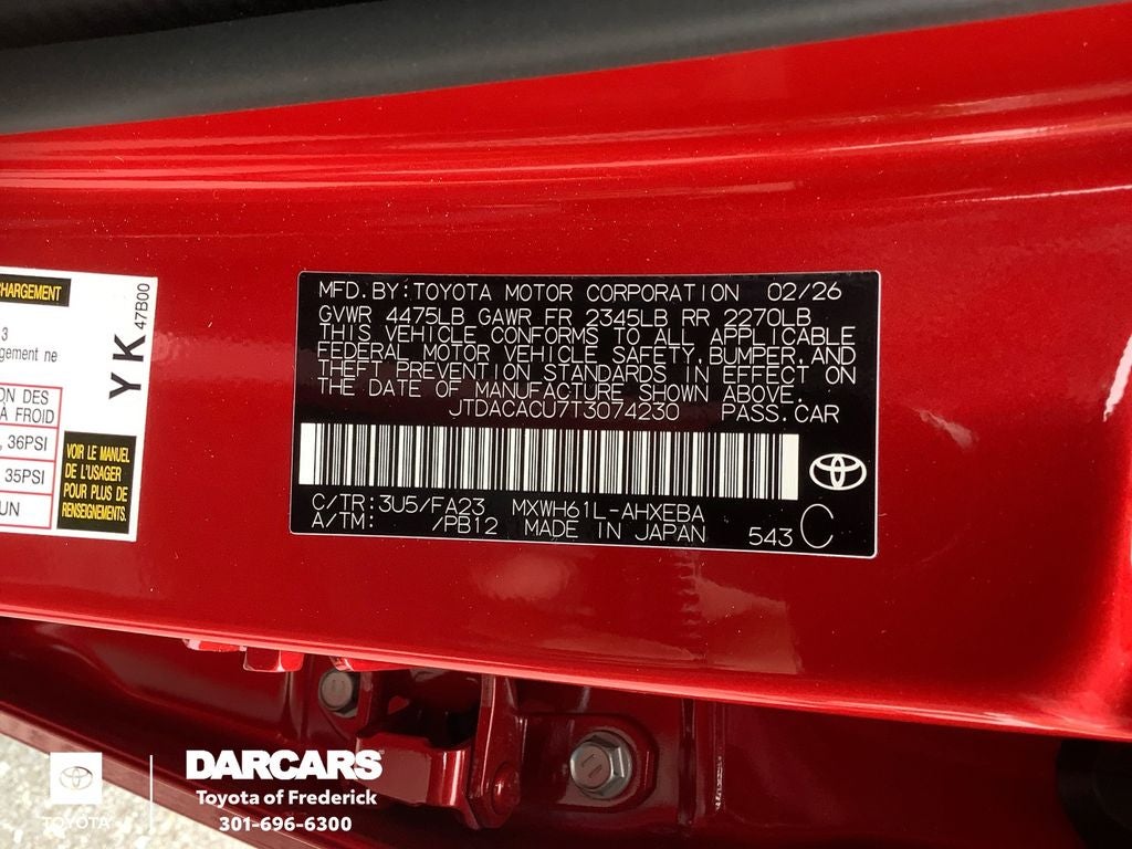 2026 Toyota Prius Plug-In Hybrid SE