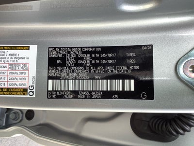 2026 Toyota 4Runner SR5