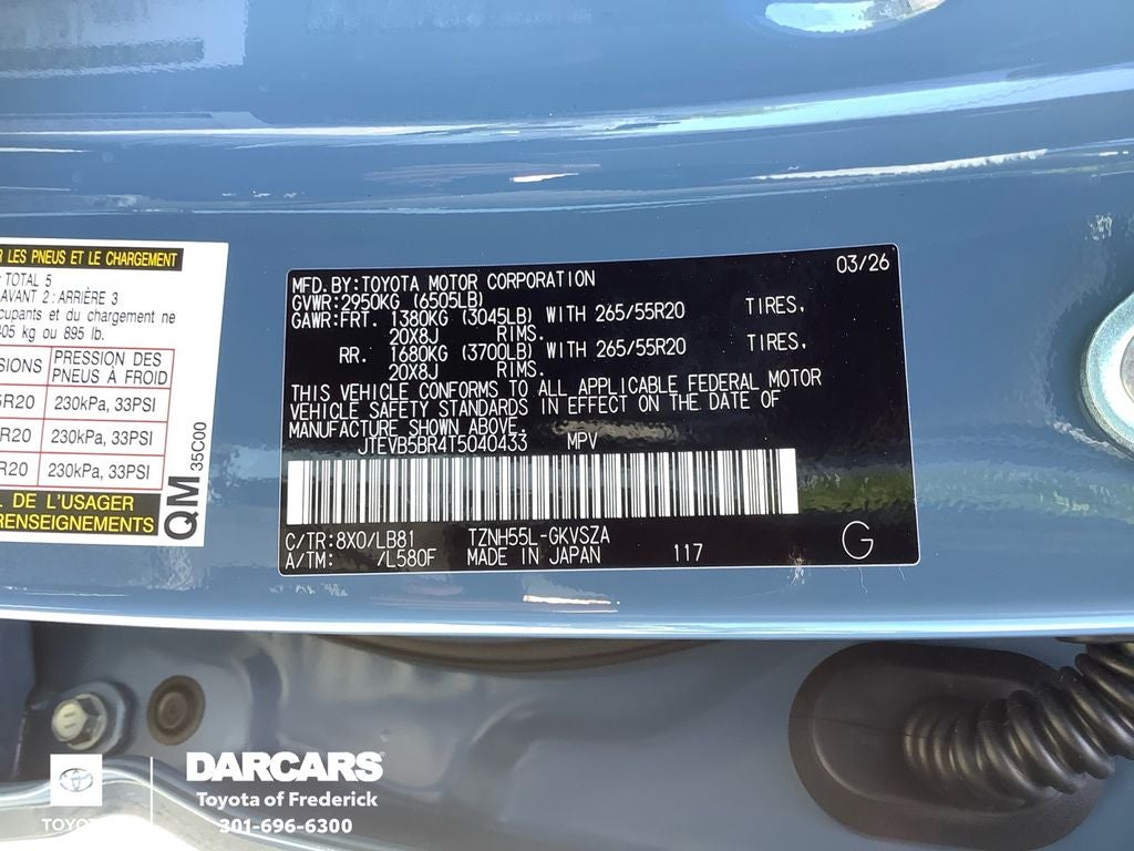 2026 Toyota 4Runner i-FORCE MAX Hybrid Platinum