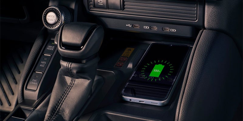 Charging a Phone in 2024 Land Cruiser Frederick, MD