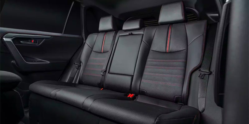 2024 Toyota RAV4 Prime Frederick, MD Interior with Red Stitching