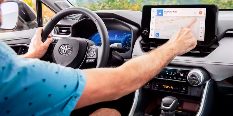 Using Navigation in 2024 Toyota RAV4 Frederick, MD