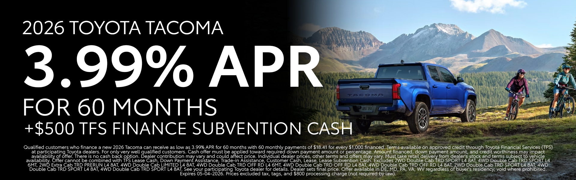 New 2026 Tacoma