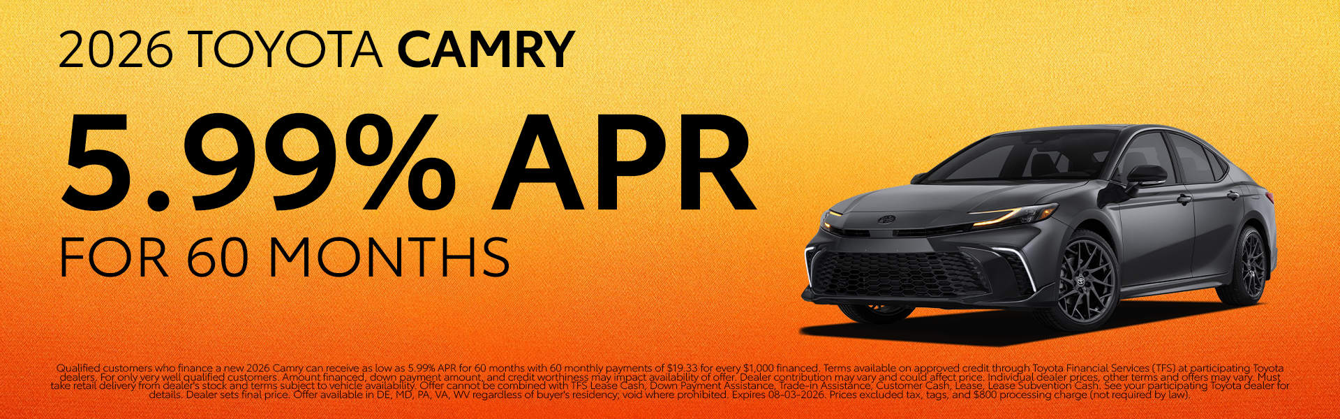 New 2026 Camry 