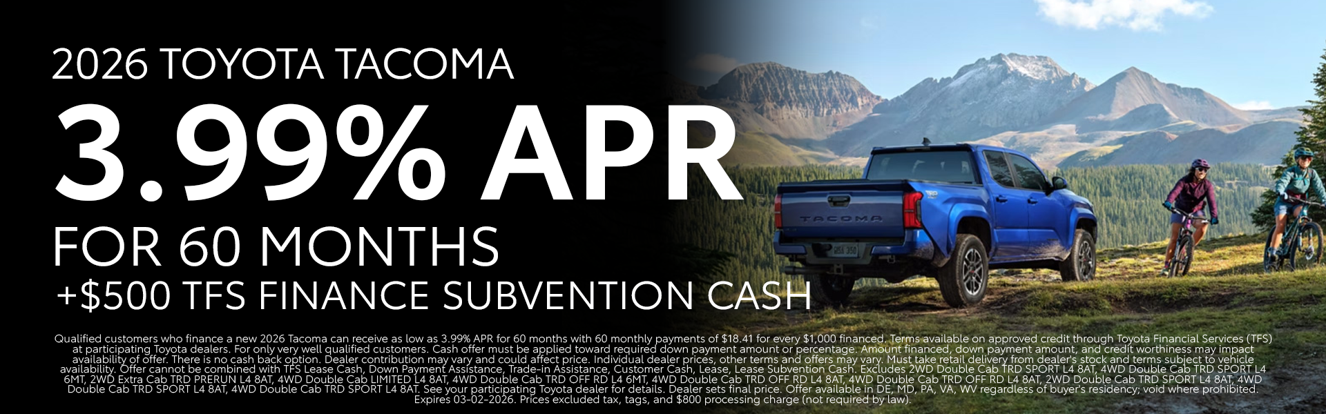 New 2026 Tacoma