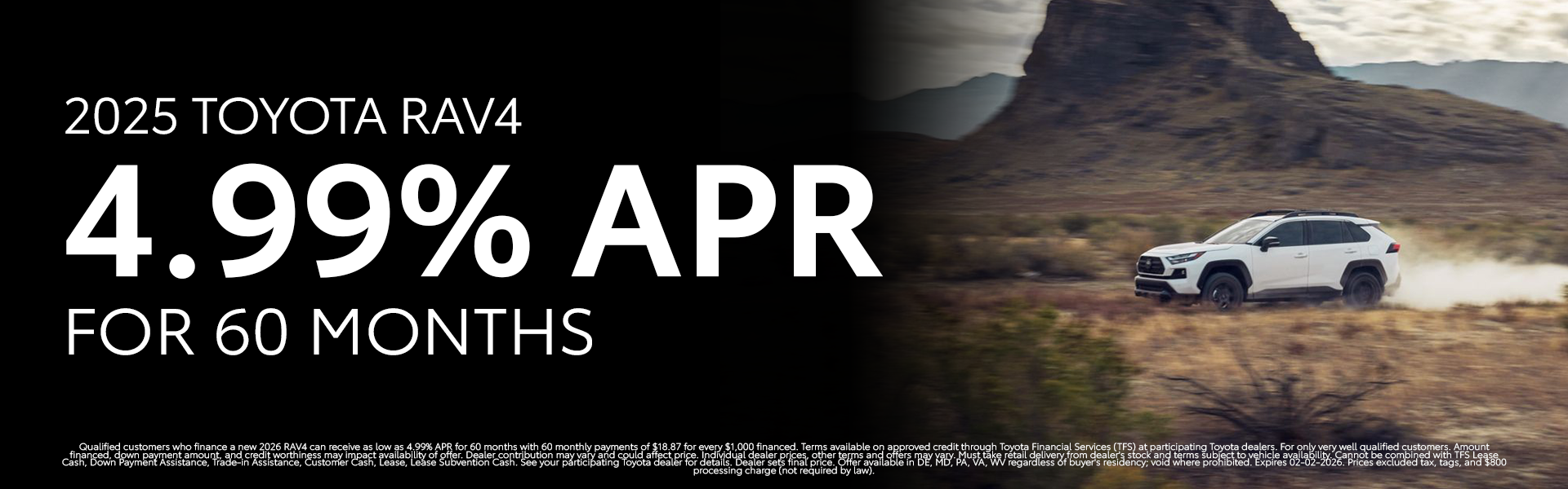 New 2025 RAV4